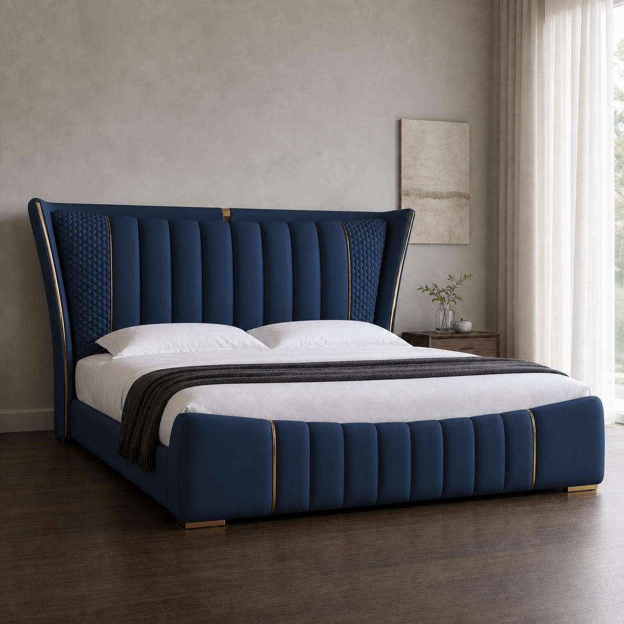 Ursa - Bed Blue lifestyle view