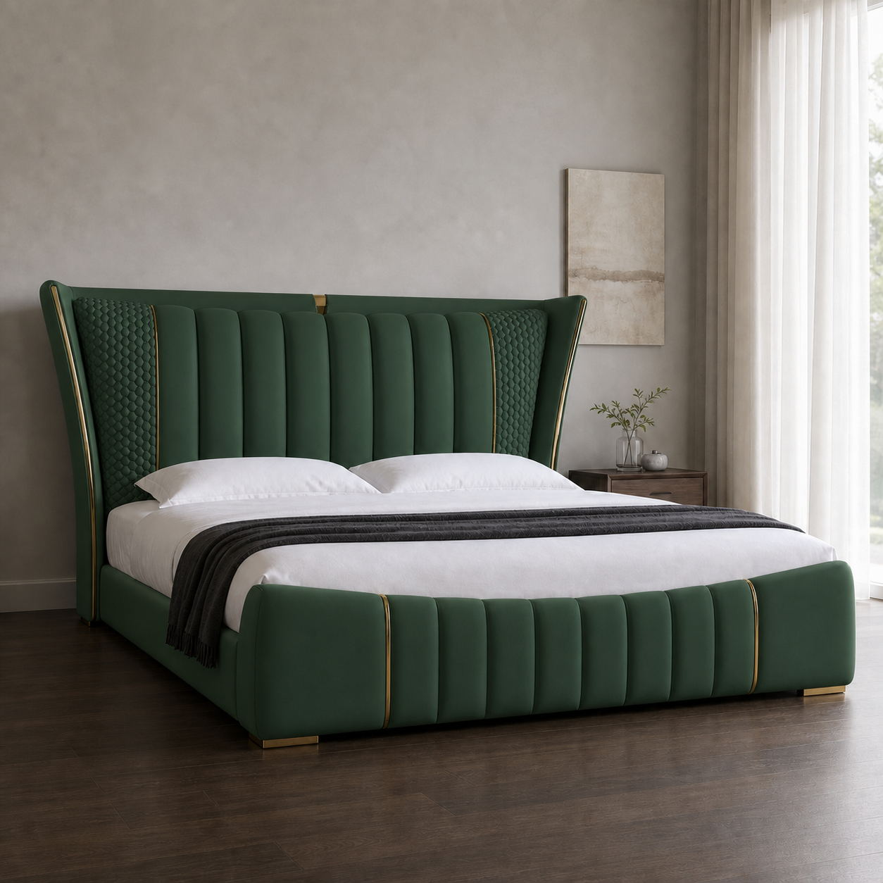Ursa - Bed Green lifestyle view
