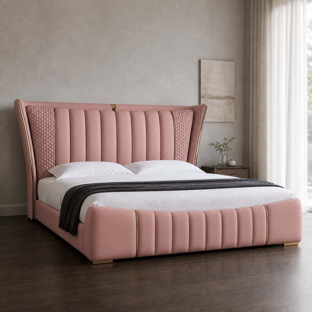 Ursa - Bed Pink lifestyle view