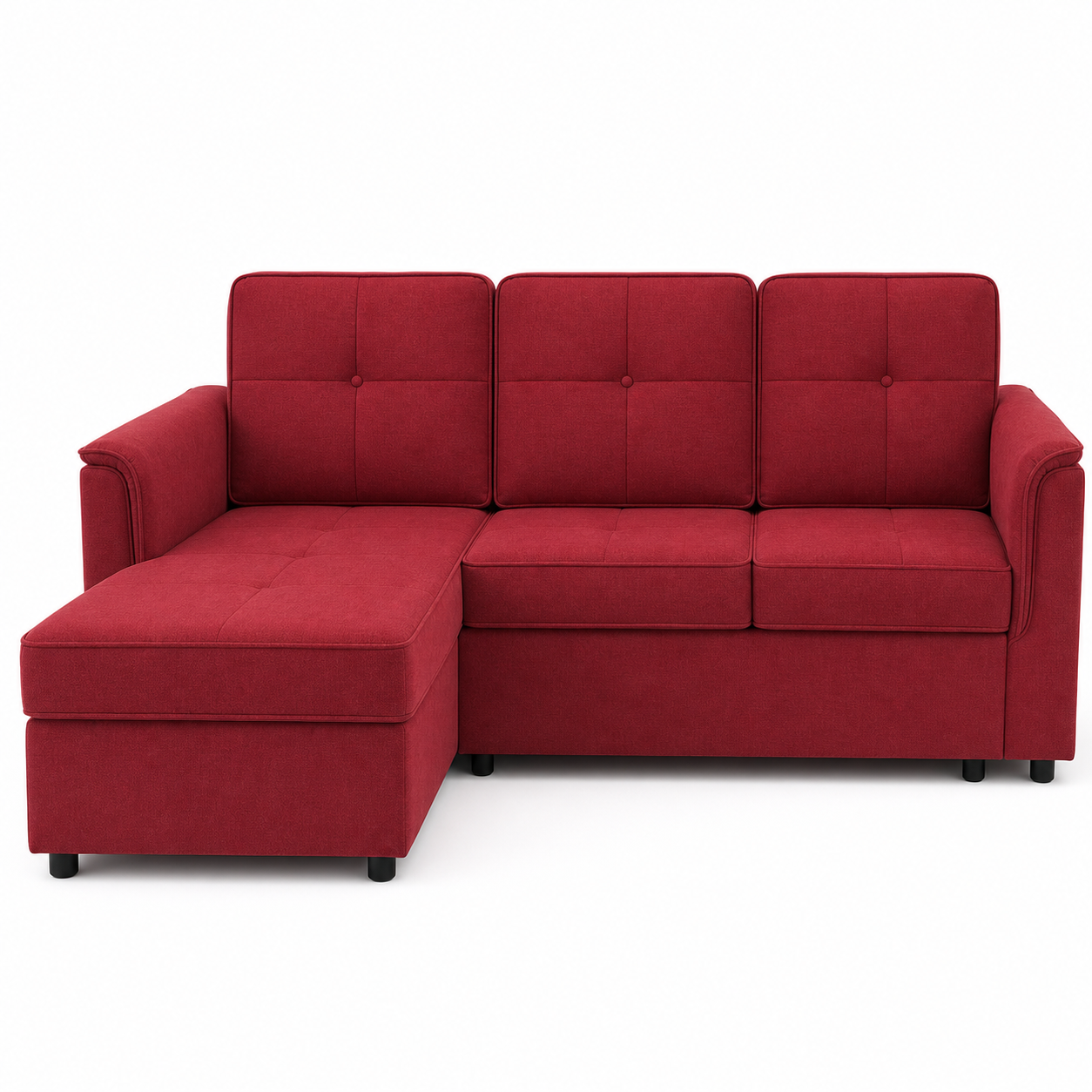 Varen - Sofa bed, fully closed studio view on a pure-white background