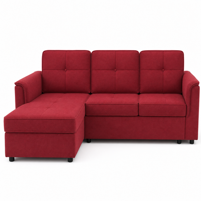 Varen - Sofa bed, fully closed studio view on a pure-white background