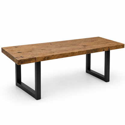 Lyra - Wooden Top Dining Table, table-only or source-conservative construction studio view