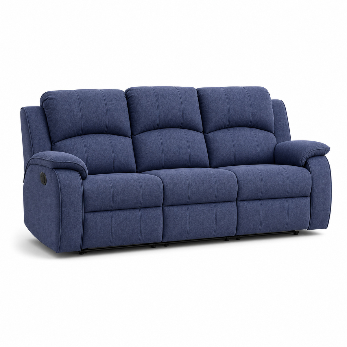Verve Recliner 3 seater blue 02 white