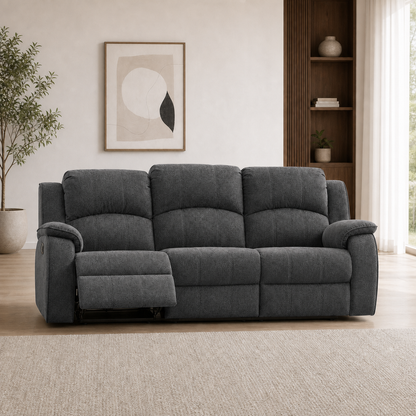 Verve Recliner 3 seater grey 01 main