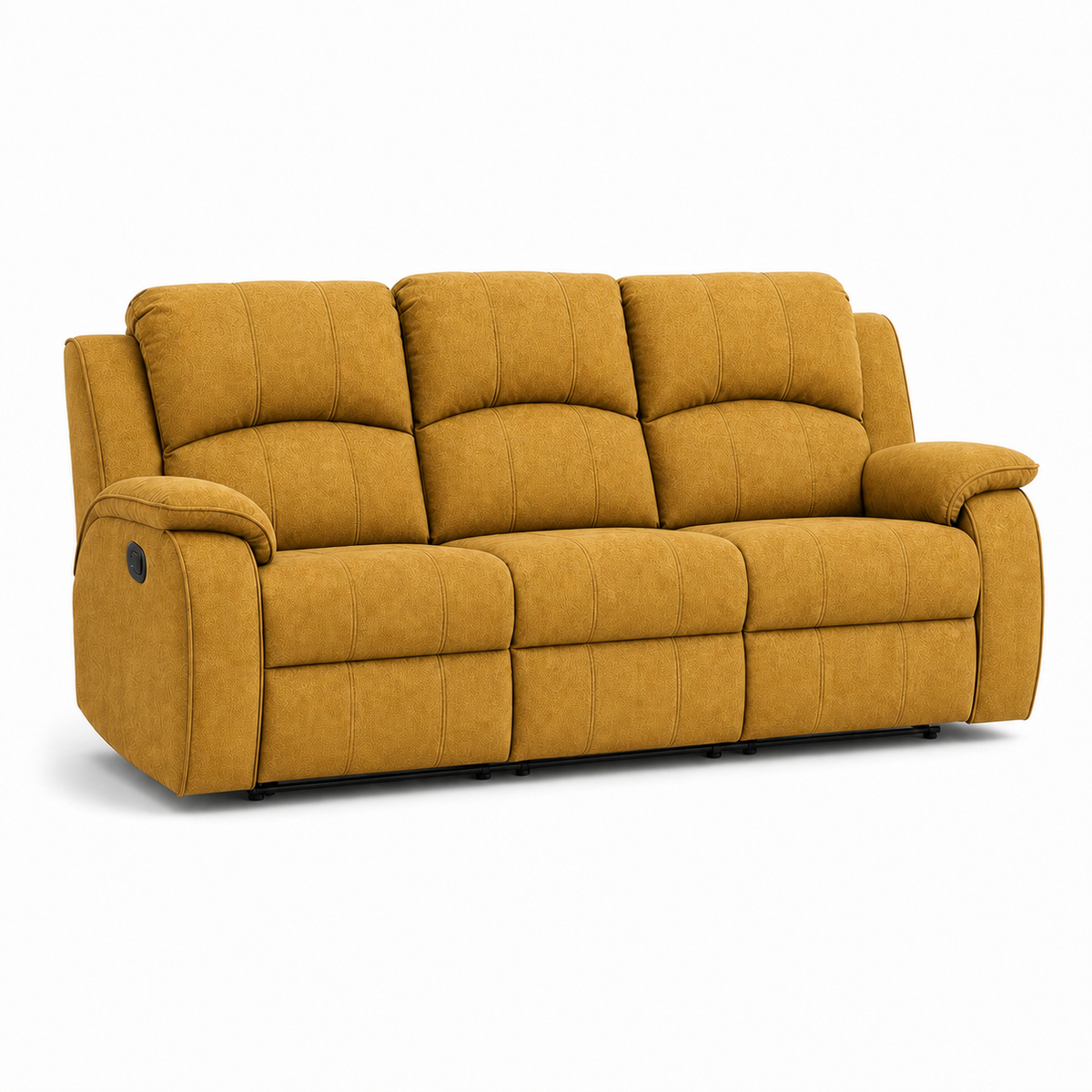 Verve Recliner 3 seater yellow 02 white