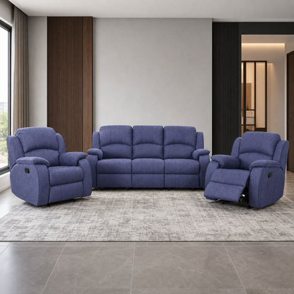 Verve Recliner upholstery and reclining detail