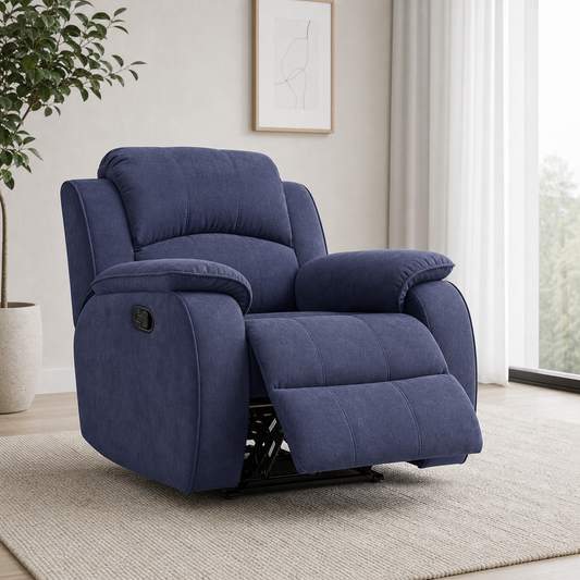 Verve Recliner upholstery and reclining detail
