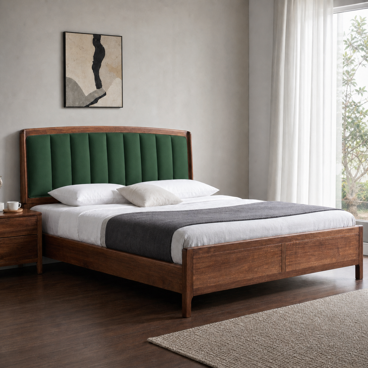 Vesta - Bed Green lifestyle view