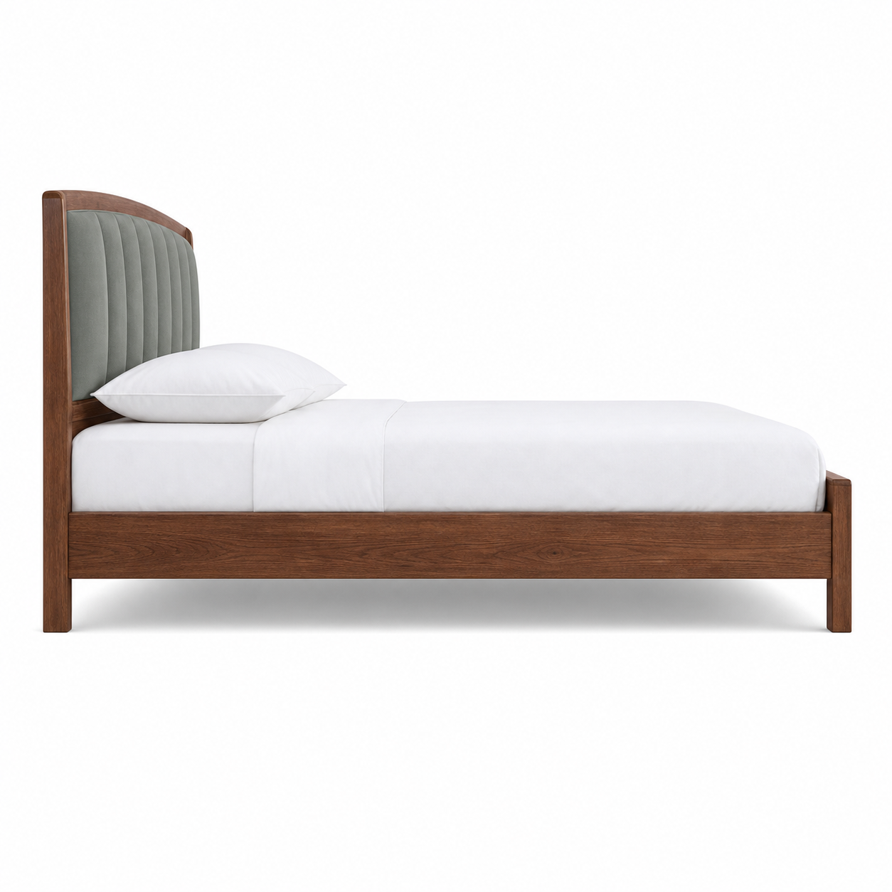 Vesta - Bed, complete long-side studio bed view
