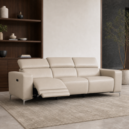 Vigor Recliner 3 seater beige 01 main
