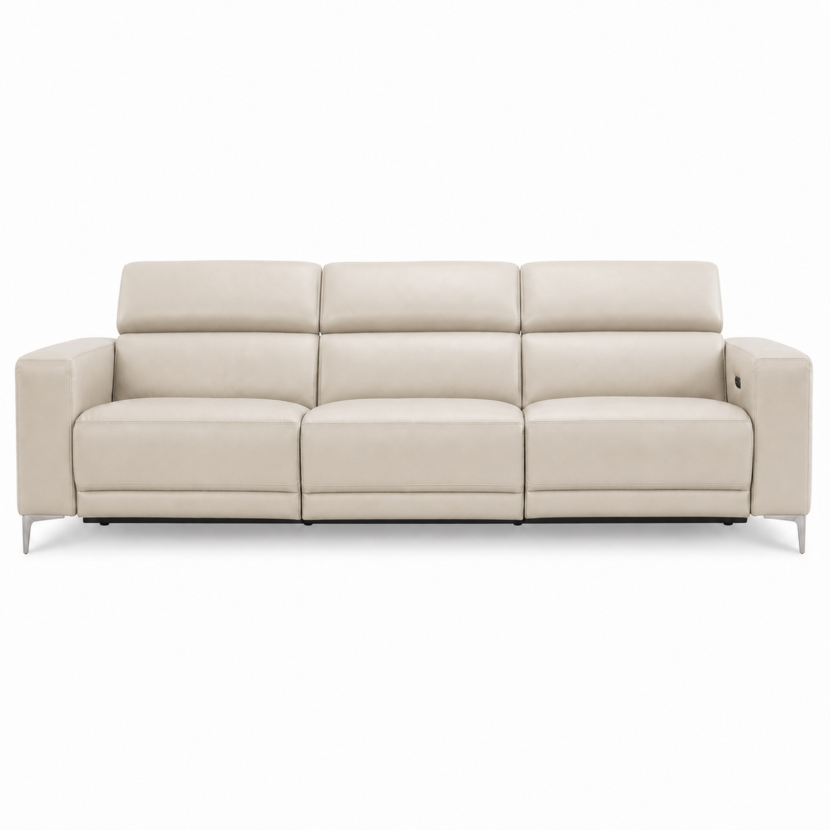 Vigor Recliner 3 seater beige 02 white