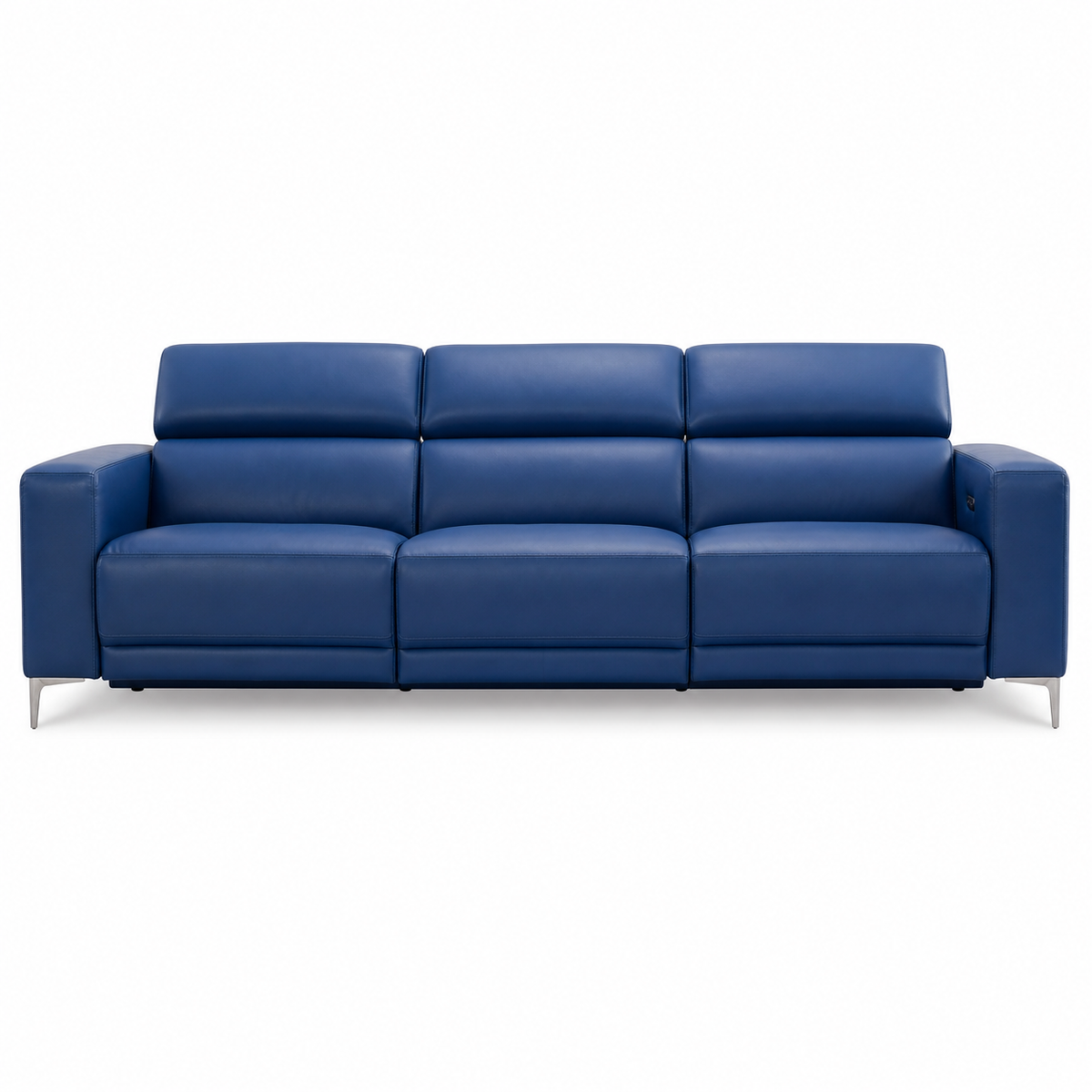 Vigor Recliner 3 seater blue 02 white