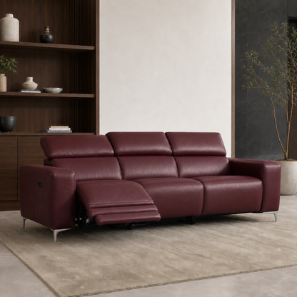 Vigor Recliner 3 seater red 01 main