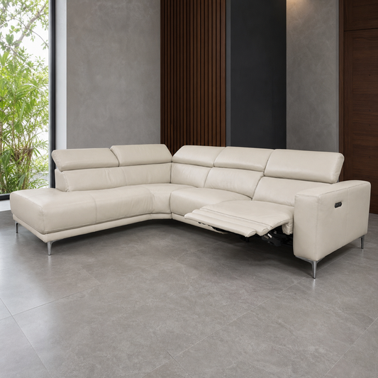 Vigor Recliner upholstery and reclining detail