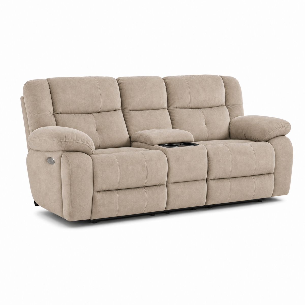 Vista Recliner 3 seater beige 02 white