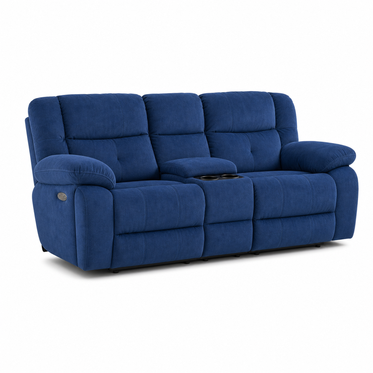 Vista Recliner 3 seater blue 02 white