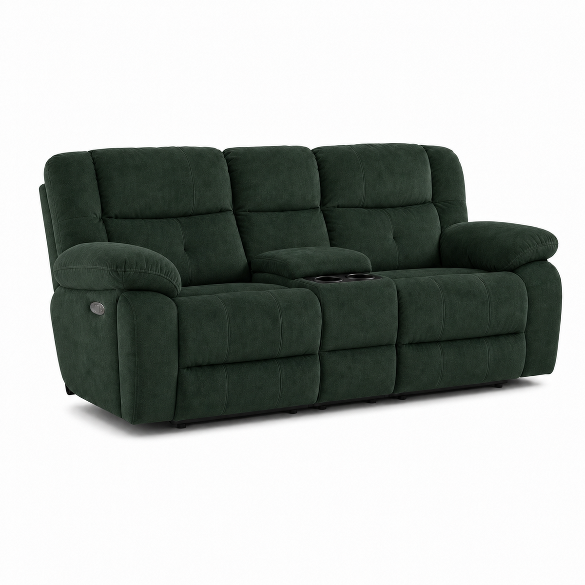 Vista Recliner 3 seater green 02 white