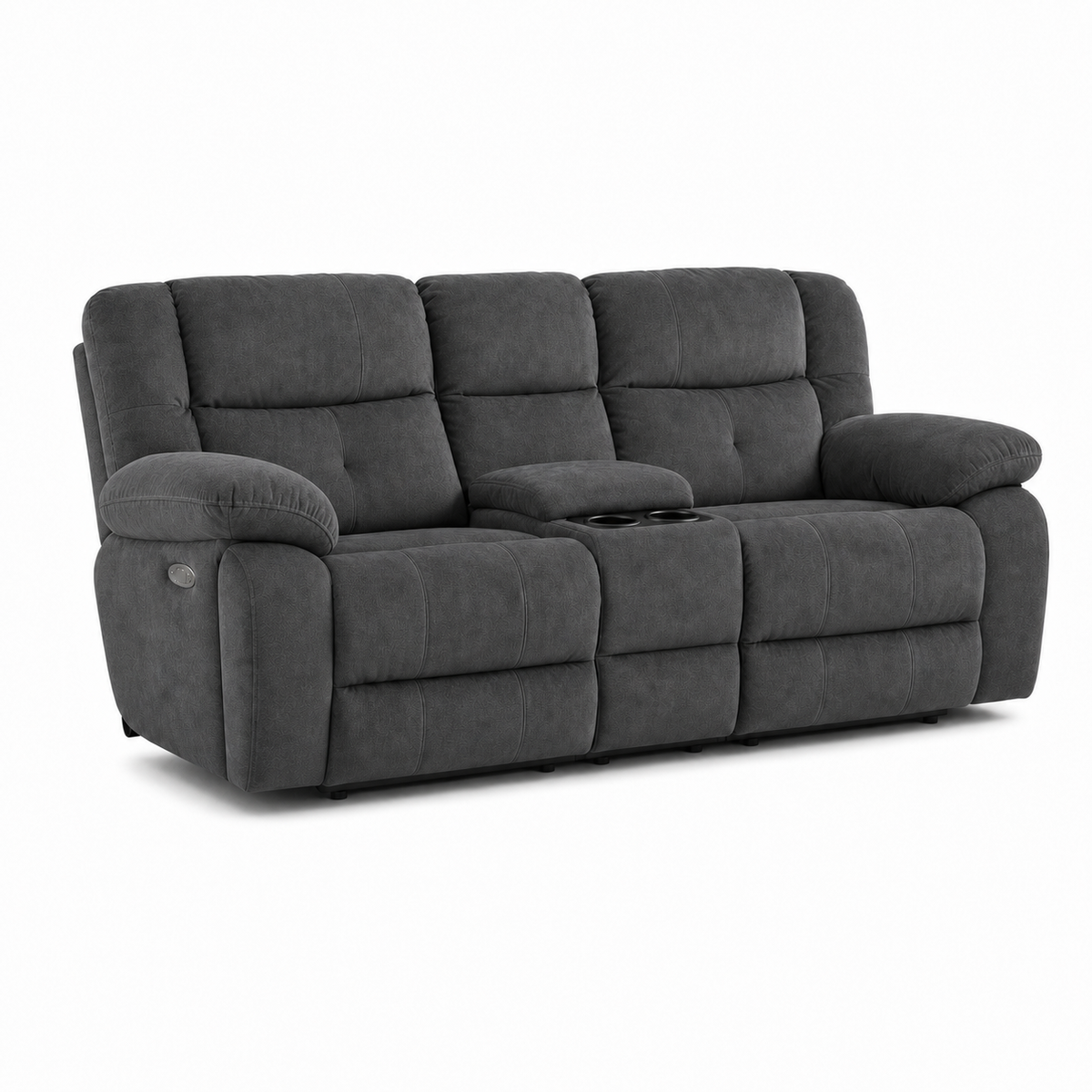 Vista Recliner 3 seater grey 02 white