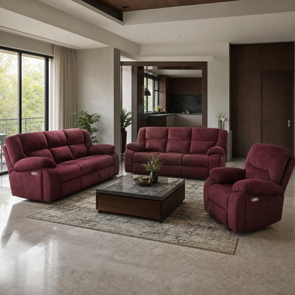 Vista Recliner complete configuration in an editorial living room
