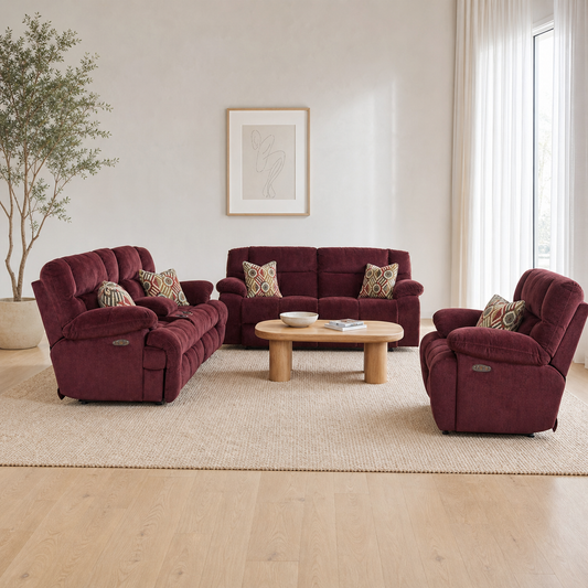 Vista Recliner complete configuration in an editorial living room