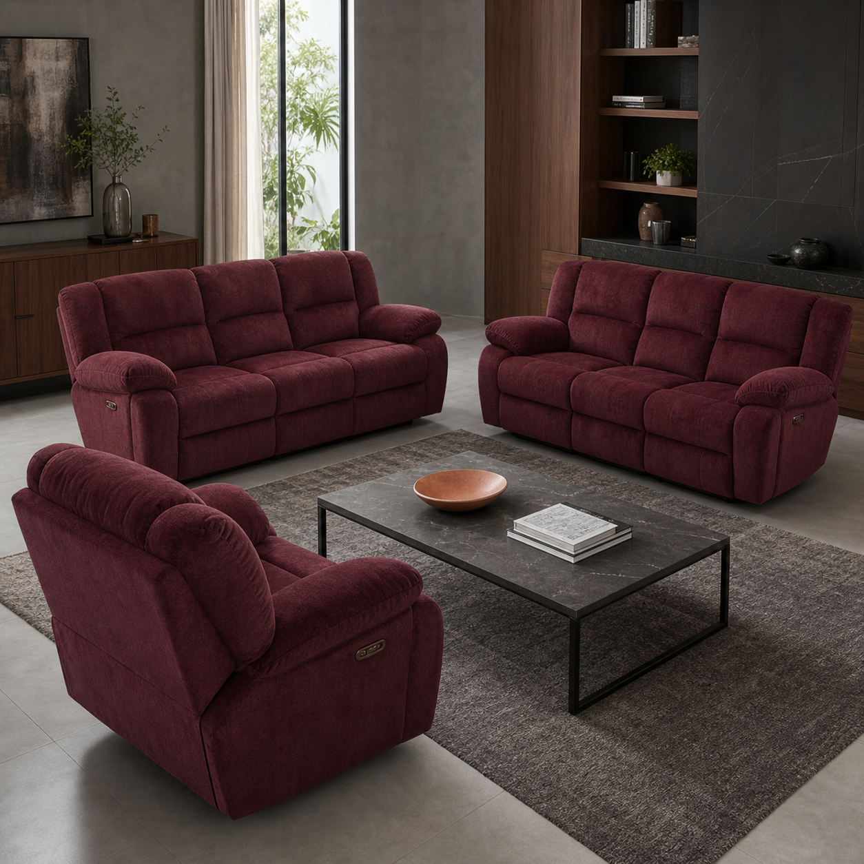 Vista Recliner complete configuration from an alternate angle