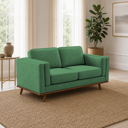 Vivid 3+2+1 Sofa Set, 2 seater, green, room view