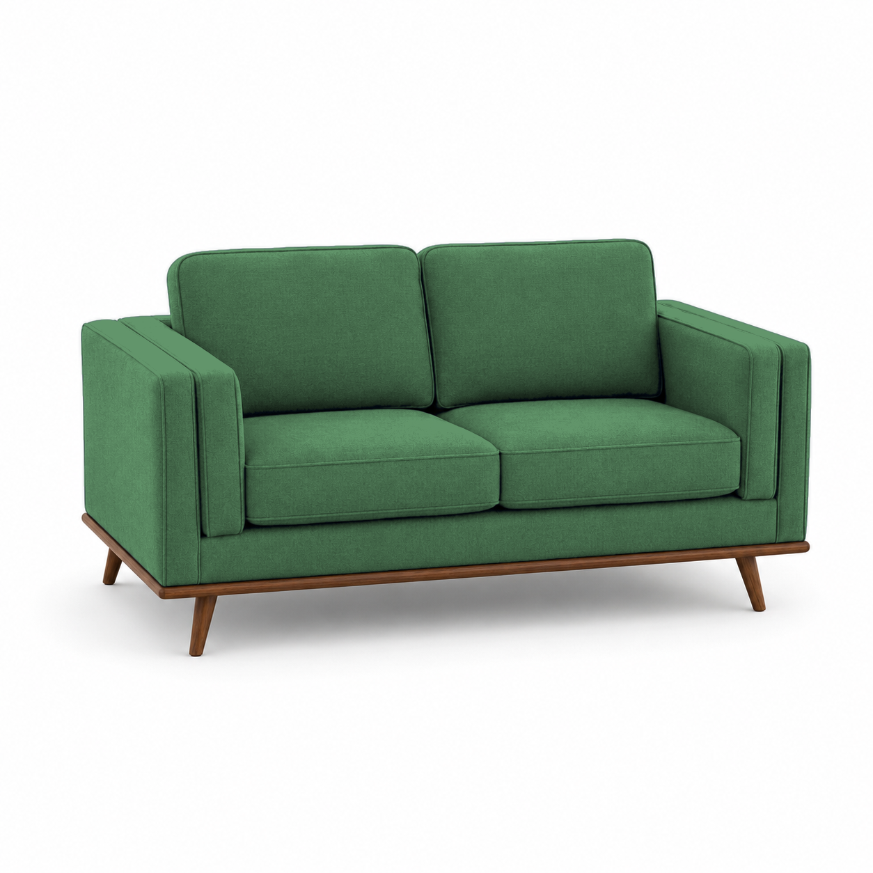 Vivid 3+2+1 Sofa Set, 2 seater, green, studio view