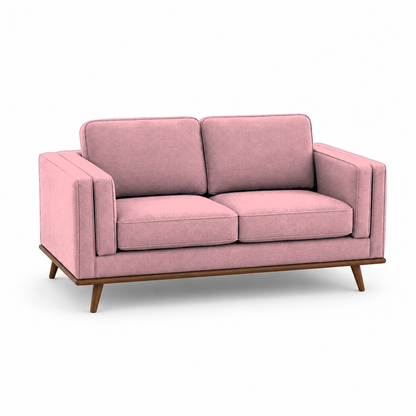 Vivid 3+2+1 Sofa Set, 2 seater, pink, studio view