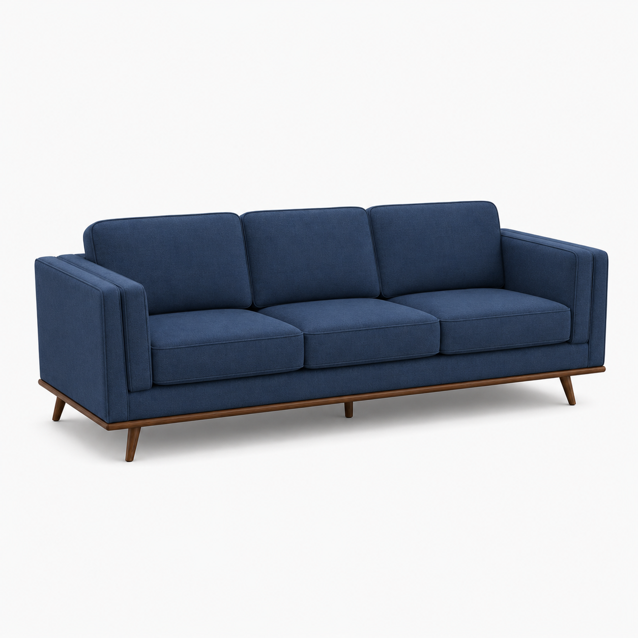 Vivid 3+2+1 Sofa Set, 3 seater, blue, studio view