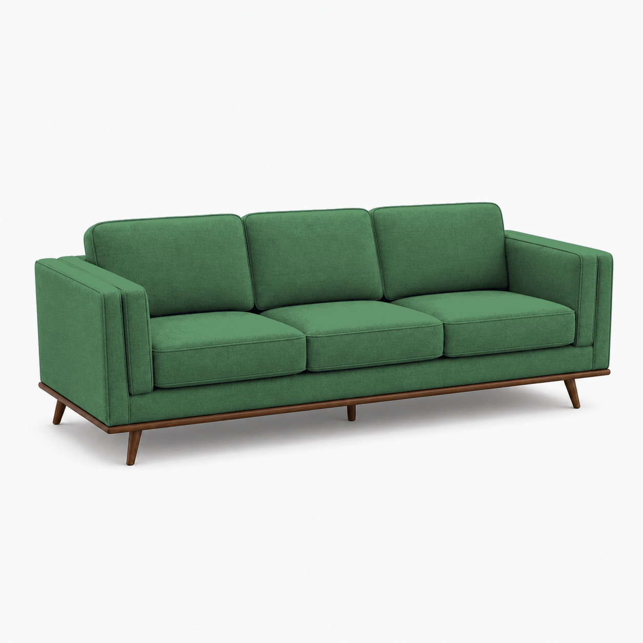 Vivid 3+2+1 Sofa Set, 3 seater, green, studio view