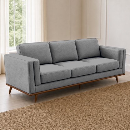Vivid 3+2+1 Sofa Set, 3 seater, grey, detail view