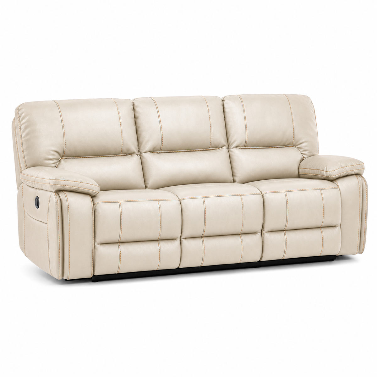 Vortex Recliner 3 seater beige 02 white
