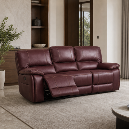 Vortex Recliner 3 seater red 01 main