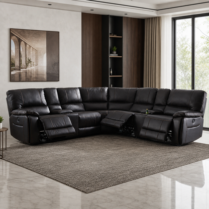 Vortex Recliner complete configuration in an editorial living room