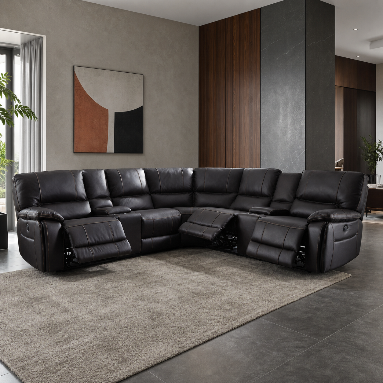Vortex Recliner complete configuration from an alternate angle
