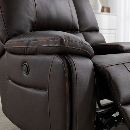 Vortex Recliner upholstery and reclining detail
