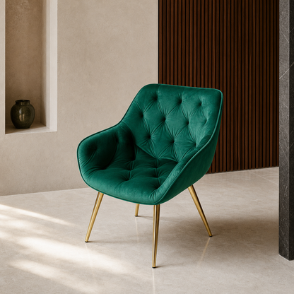 West - Chair in an editorial modern living room