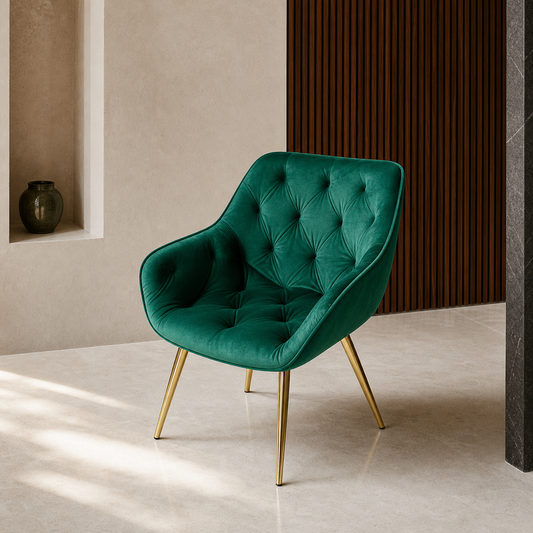 West - Chair in an editorial modern living room