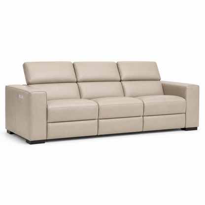 Whisper Recliner 3 seater beige 02 white