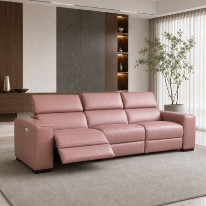 Whisper Recliner 3 seater pink 01 main