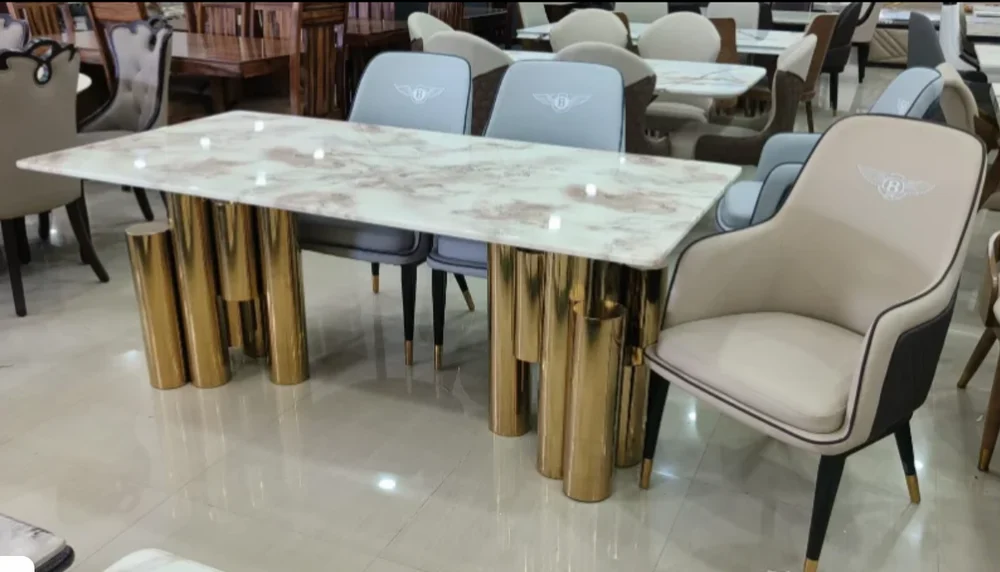 Levi - Dining Table Marble Top