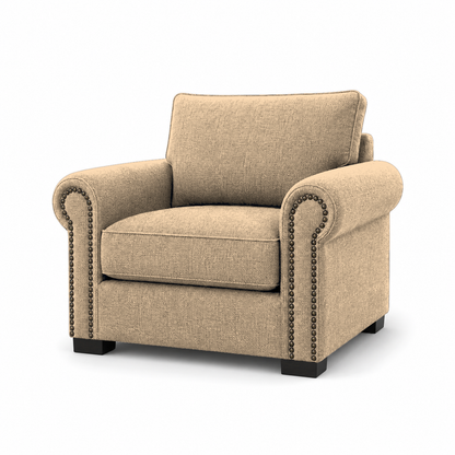 Wild 3+2+1 Sofa Set, 1 seater, beige, studio view