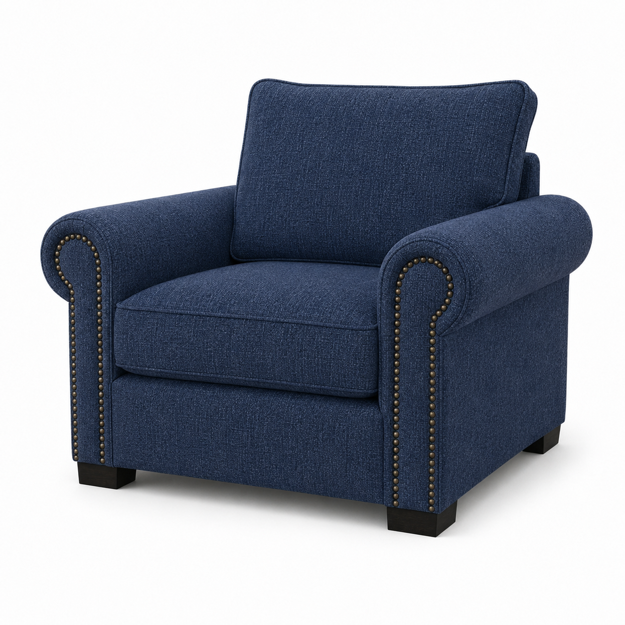 Wild 3+2+1 Sofa Set, 1 seater, blue, room view