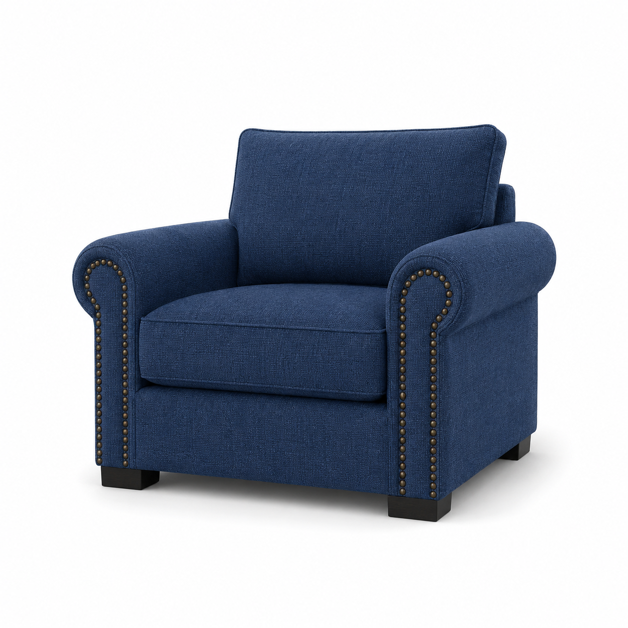 Wild 3+2+1 Sofa Set, 1 seater, blue, studio view