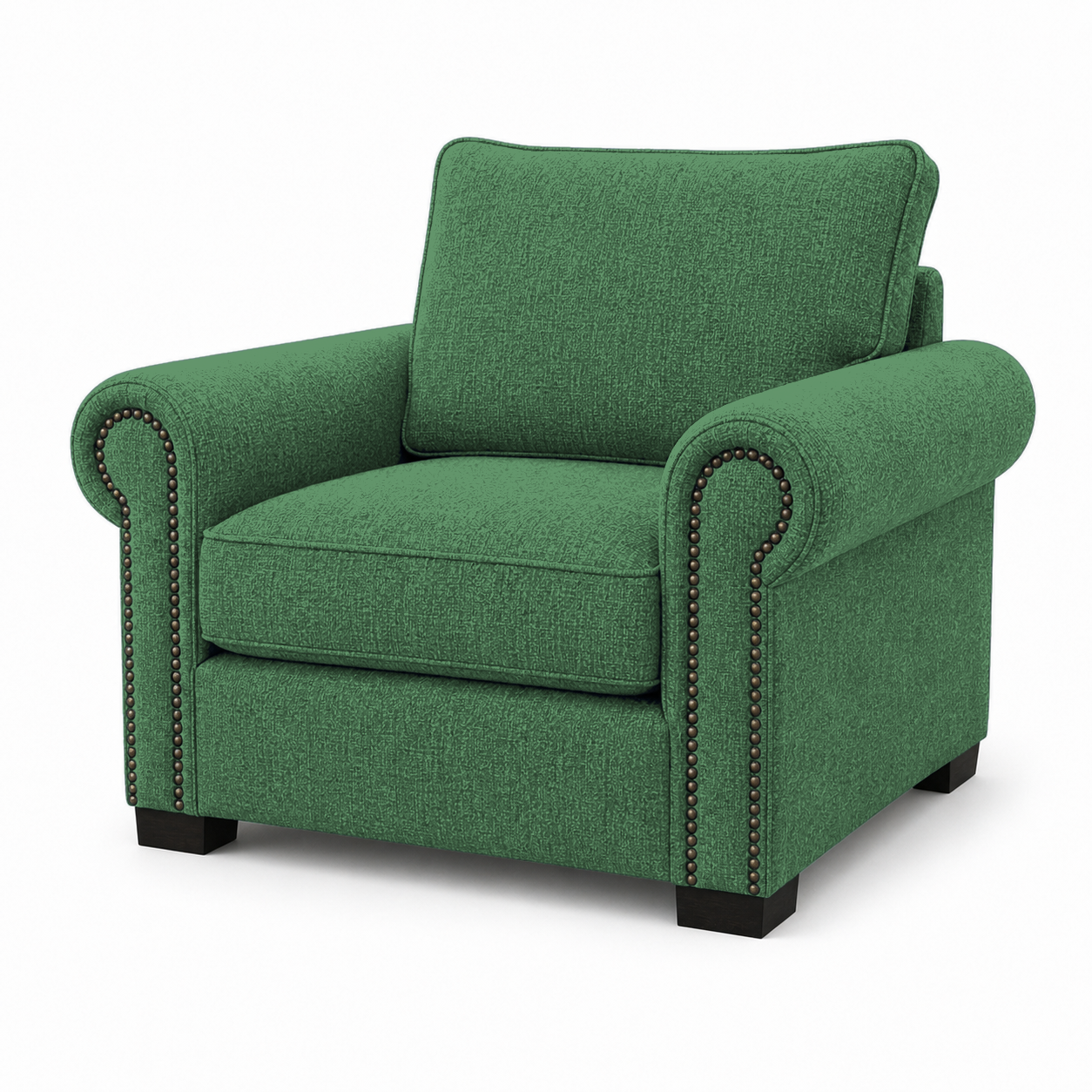 Wild 3+2+1 Sofa Set, 1 seater, green, room view
