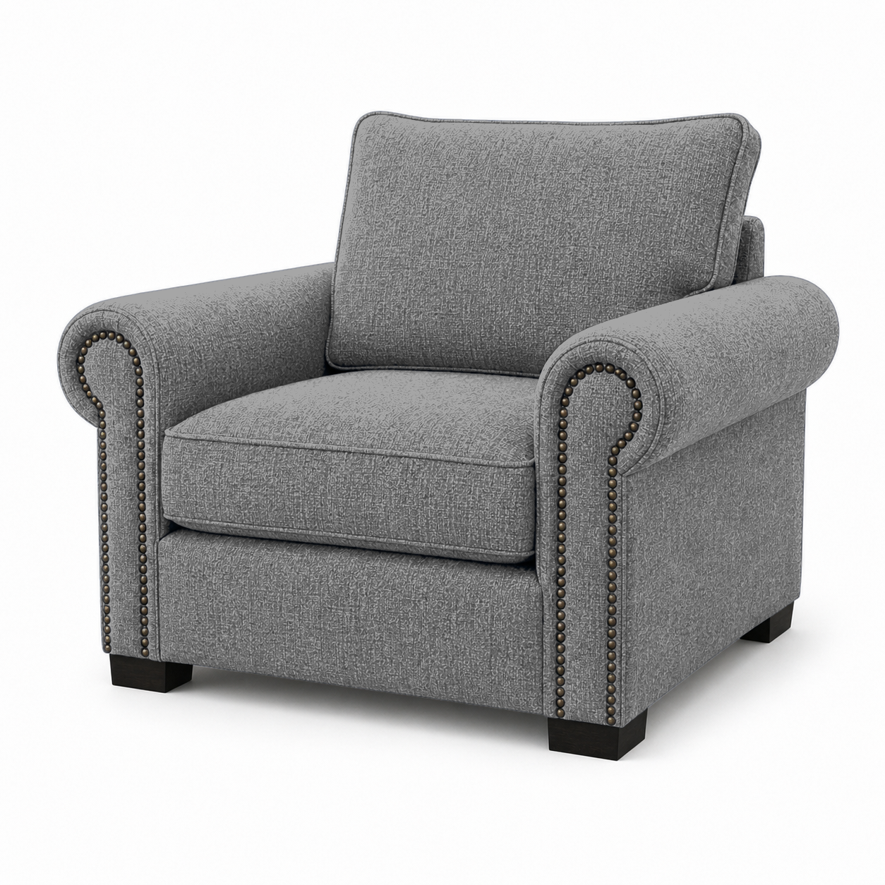 Wild 3+2+1 Sofa Set, 1 seater, grey, room view