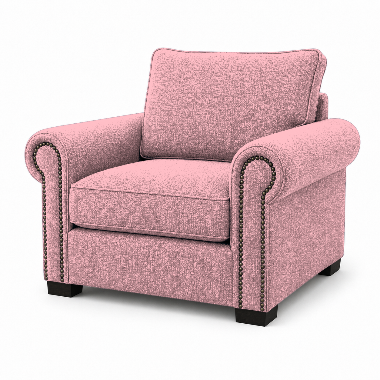 Wild 3+2+1 Sofa Set, 1 seater, pink, room view