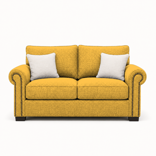 Wild 3+2+1 Sofa Set, 2 seater, yellow, detail view
