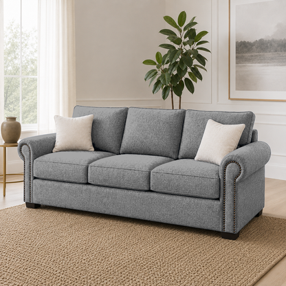 Wild 3+2+1 Sofa Set, 3 seater, grey, room view