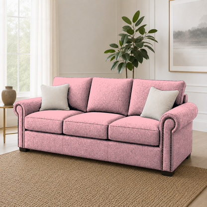 Wild 3+2+1 Sofa Set, 3 seater, pink, detail view